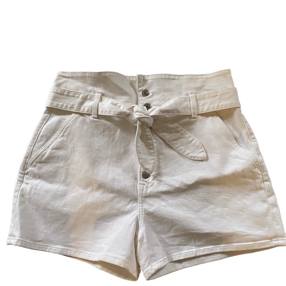 grlfrnd white shorts size 31